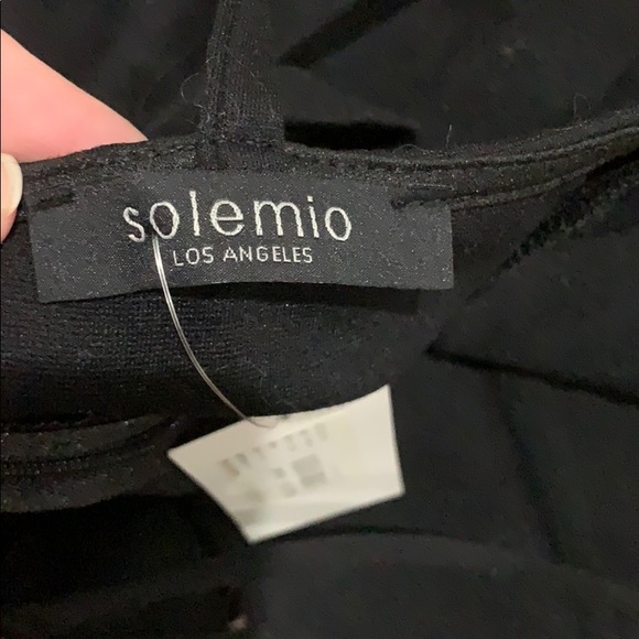 Solemio NWT black cutout dress - Picture 5 of 6